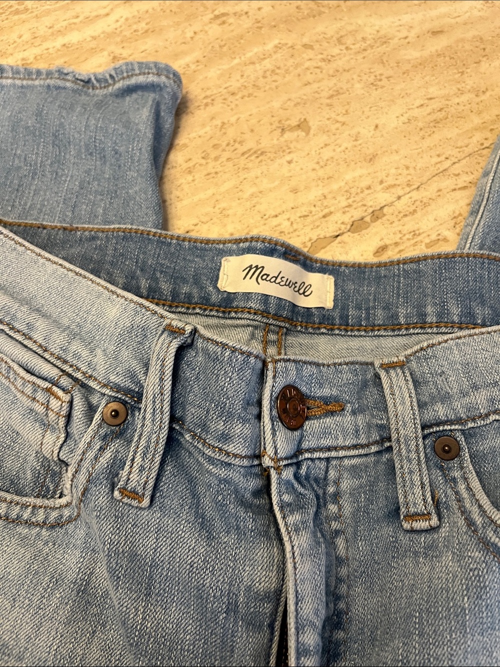 Madewell Faded Light Blue High-Rise Women's Jeans